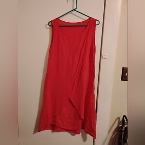 Elegant Pink Unbranded Sleeveless Dress Women's Size M? (View Measurements)